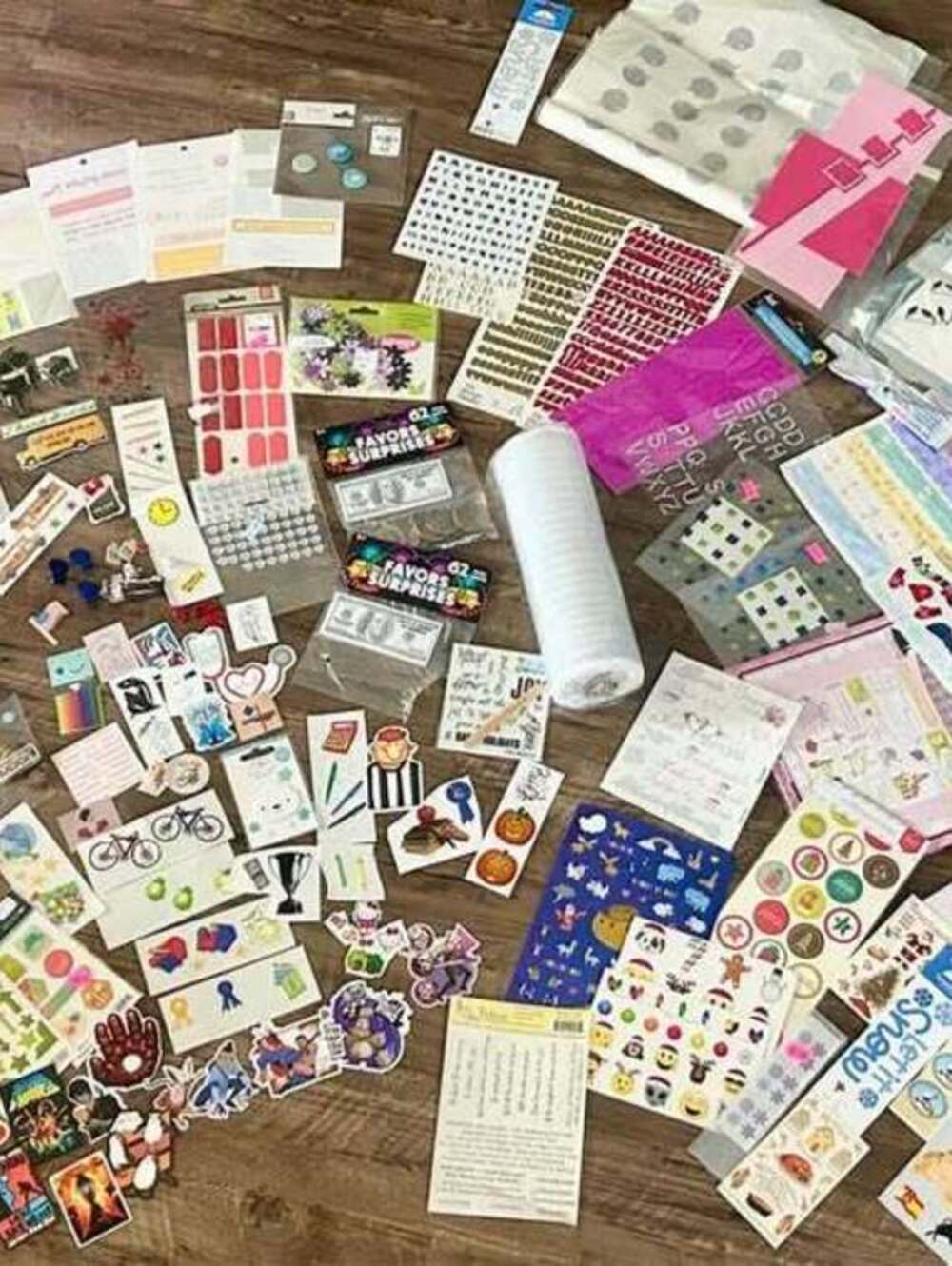 Large Scrapbooking and Craft Sticker Lot